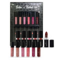 Satijnen fluwelen lippen make-up lipgloss OEM lippenstift