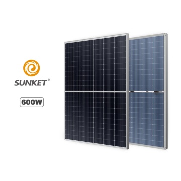 600W mono solar panel compared with Longi