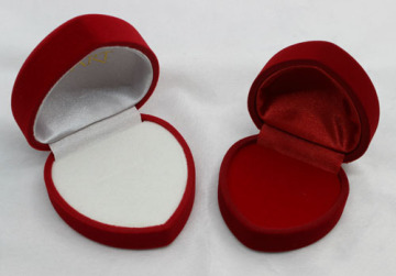 Handwork Velvet Wedding Ring Packaging Paper box