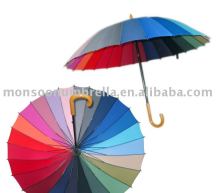 rainbow golf umbrellaa,straight umbrella