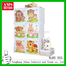 Folding storage wardrobe in panel for clothing