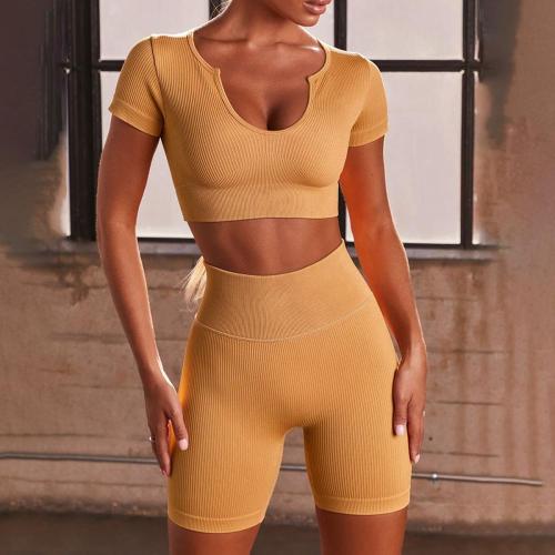 Running Shorts GMY Yoga Crop Top Sets