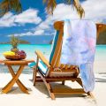 Microfiber αναπνεύσιμες πετσέτες Poncho για την παραλία