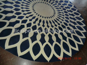 Hand Tufted Carpet Floral Pattern 04