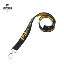 Custom Polyester Lanyard with Woven Logo for Promotional Gift