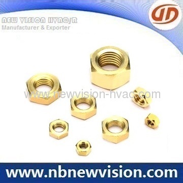 Cnc Machining Brass Fitting - Nut 