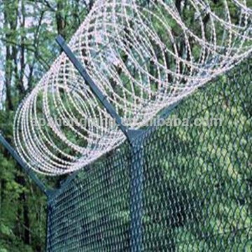 Galvanized razor barbed wire on sale