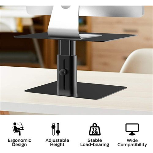 Sit Stand Monitor Riser with Storage