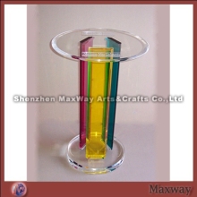 Small Round Acrylic End Table
