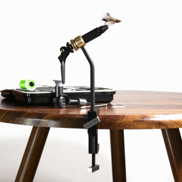 Fly Tying Vise with Brass C-Clamp and Steel Hardened Jaws for Fishing