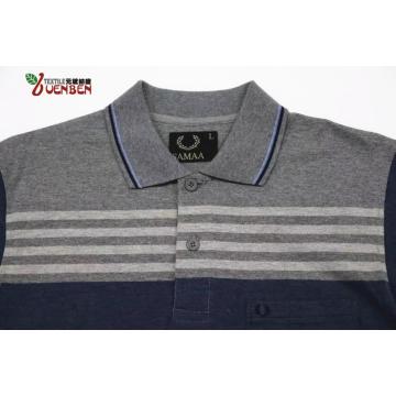 Men's Polo YD Melange Jersey With Normal Collar