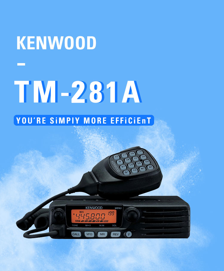 Kenwood 65 Watts Ham Radio HF Transceiver Kenwood Car Radios Kenwood TM-281A