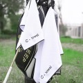 Logotipo personalizado de toalha de golfe magnética para golfe