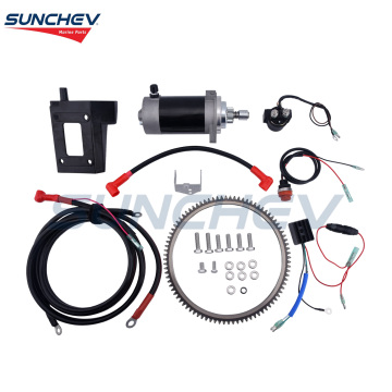 SUNCHEV Electric Starter Kit Suzuki 30hp For Suzuki 30hp(2 Stroke)