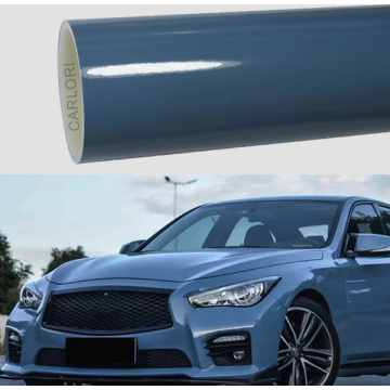 Super Gloss Dark Blue Car Wrap