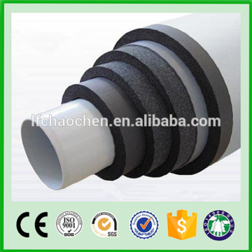 Aluminum foil rubber foam pipe/ pvc pipe