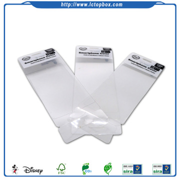 Customized Clean PVC Phone Case Packaging