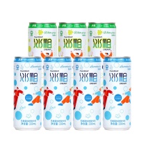 China Manufacturer JIUR New Flavors 330ml White Grape Carbonated Drink for Sale