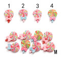 Hochwertige 100pcs 15 * 22MM Farbe Flatback Harz Sweet Candy Lollipop Handwerk für Schmuck Accessoires Dekoration Ornament
