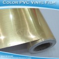 Schnelle Lieferung Brush Gold Vinyl-Film-Werbung-Sticker