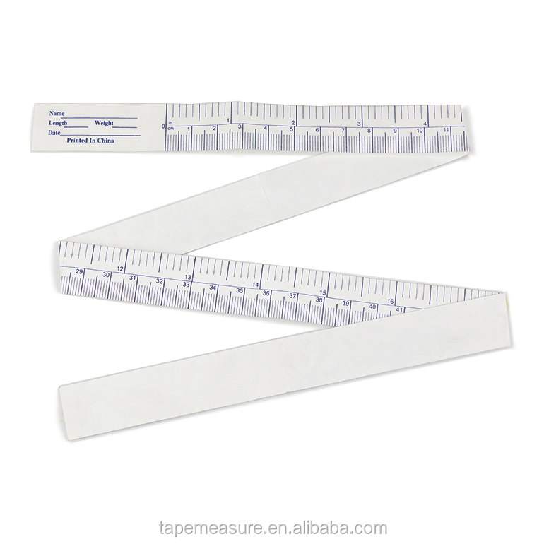 customized logo printing paper dupont medical dupont tape measure for baby