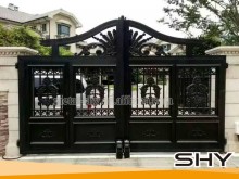 house gate designs/main entrance gate design/cast aluminum gate
