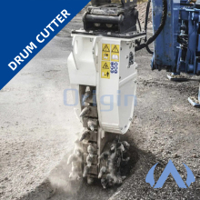 Drum Cutter for Medium Excavator Rock Concrete Crushing