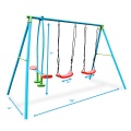 Outdoor playground high quality 4-Station Swing Seat