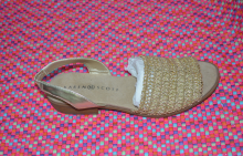 fashion lady sandal woven vamp lady sandal