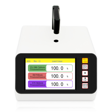 DR82A Desktop Optical Transmittance Tester: Infrared, Ultraviolet, Visible Light Glass Film Tester