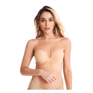 Nieuwe collectie brede kleur siliconen backless strapless bh