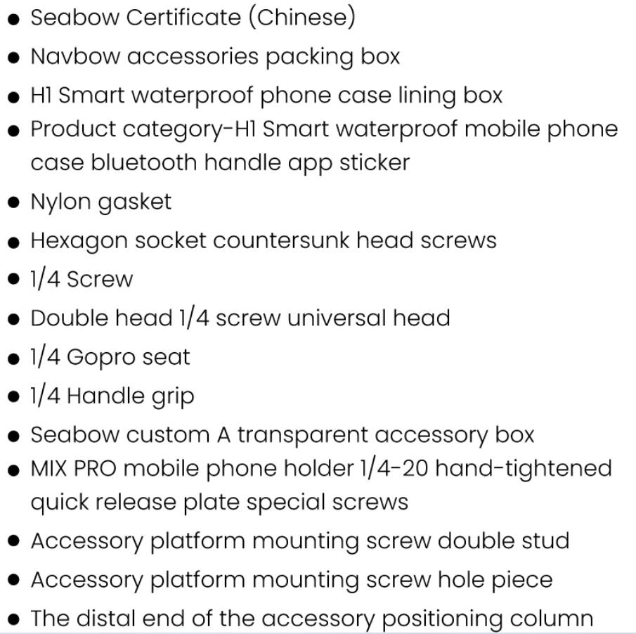 Accessory Kit for Navbow /Navbow + underwater scooter