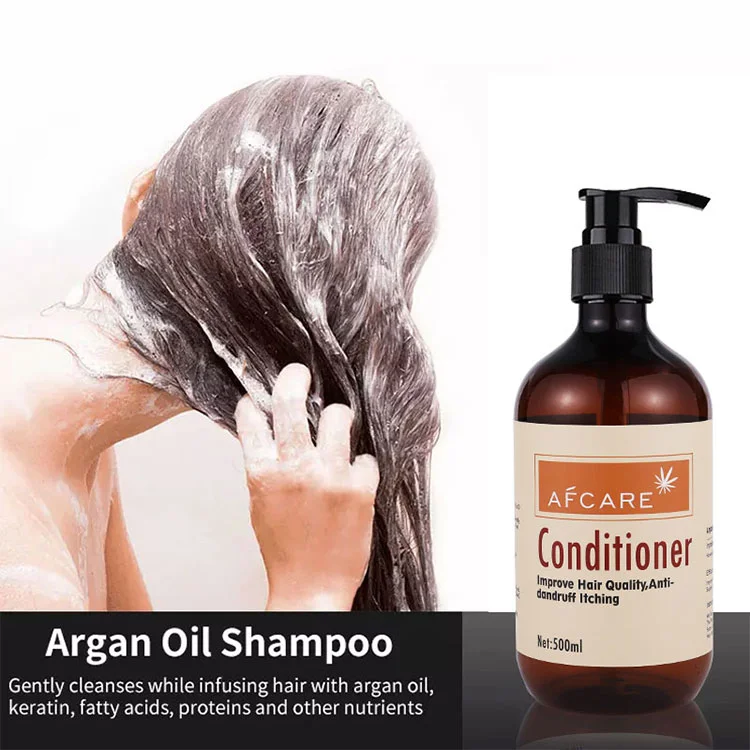 Private Label Improve Hair Quality Anti-Dandruff Itching Moisturizing Supple Organic Argan Oil Conditioner