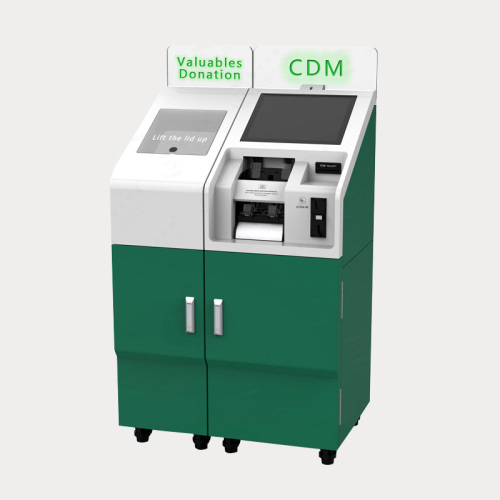 Cash and Coin Deposit System for Charity Giving Organizations