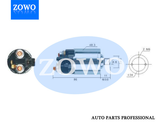 66 8180 Starter Motor Solenoid