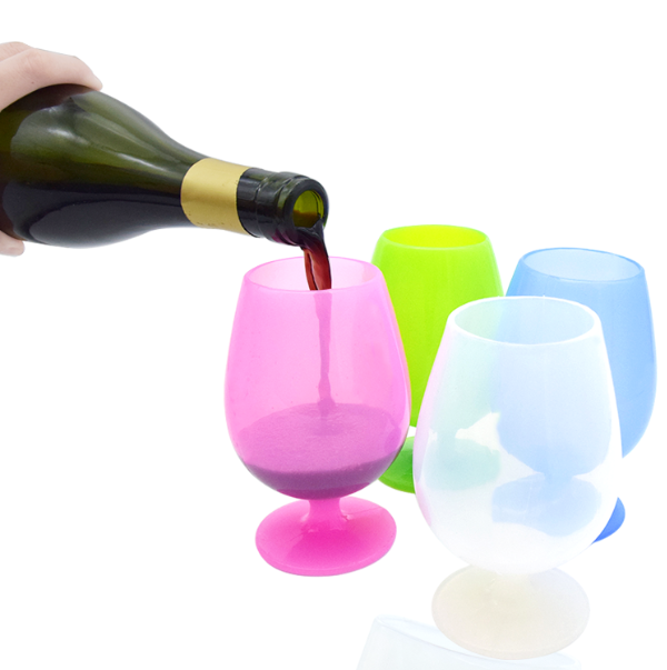 Silicone wine cup