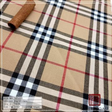 Poly yarn dyed check