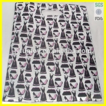 Satin fabric hand bag foldable Satin shopping bag