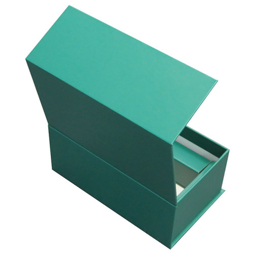 Kotak lilin pembungkusan adat hijau magnetik dengan magnet