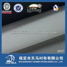 plain weave fusible woven interlining 6037 (entretela)