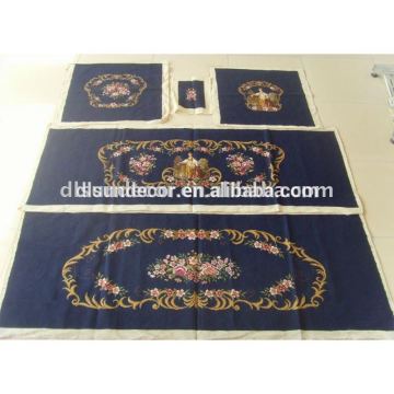 wool handknotted aubusson sofa cover