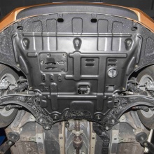 JUNXI 3D Aluminum Engine Skid Chassis Protection Plate for Hyundai Verna