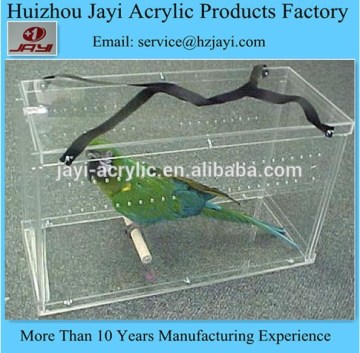 China manufacturing wholesale acrylic bird cage/handmade bird cage