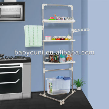 BAOYOUNI oak pantry cabinets kitchen cabinet pantry design 0053B