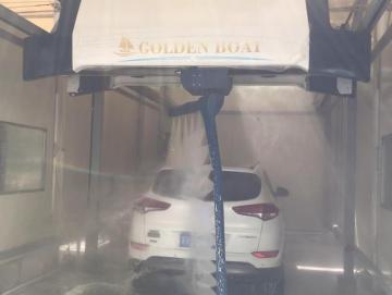 Steam touchless car wash machine