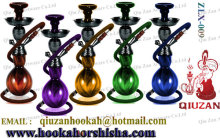Colored Medium Glass Hookah With Gourd Shaped Vase