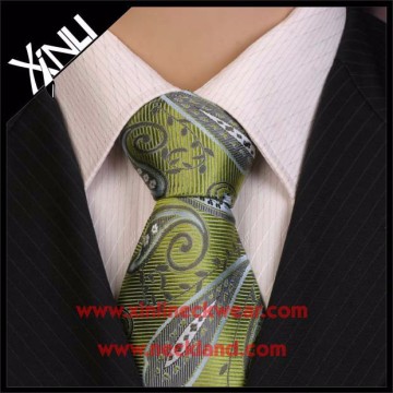 Men Polyester Paisley Cheap Neckties