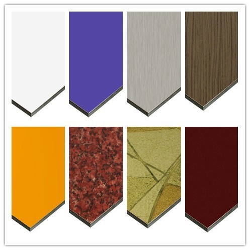 bright color 4mm brushed aluminium composite panel price