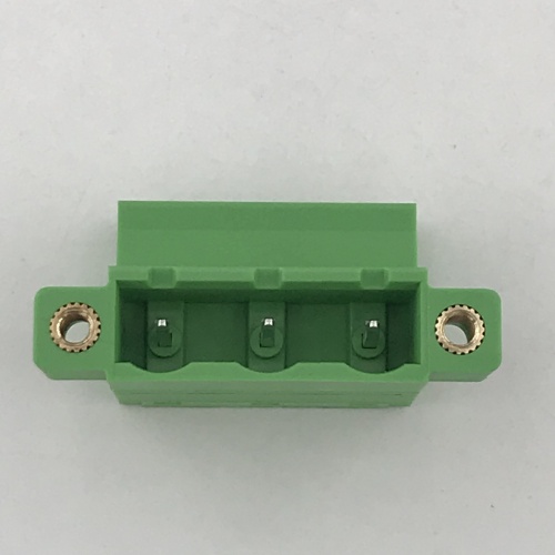 7.62mm pitch terminal block with locking screw holes