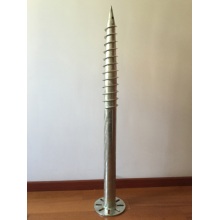 Tornillo de tierra galvanizado para el montaje solar